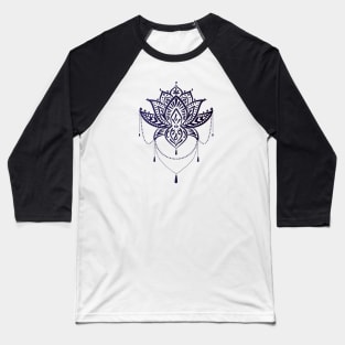 Lotus Mandala Baseball T-Shirt